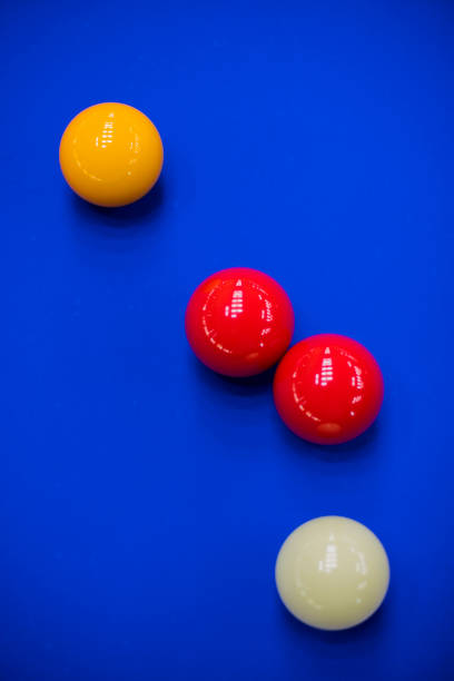 istock Billiards, billiard table. Balls on the billiard table. 981418674