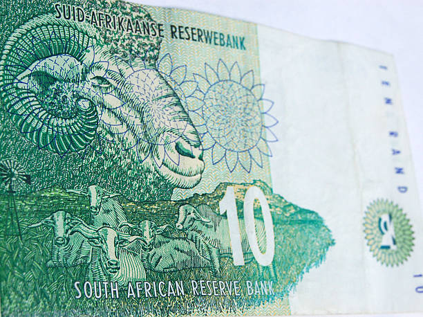 agricultura de notas de áfrica do sul - ten rand note imagens e fotografias de stock