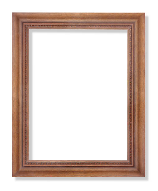 istock wooden picture frame isolated on white background 981424948