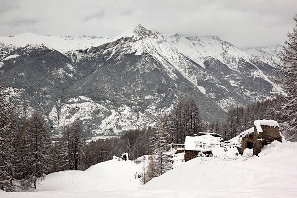 istock Deserted Alpine Village 98143426