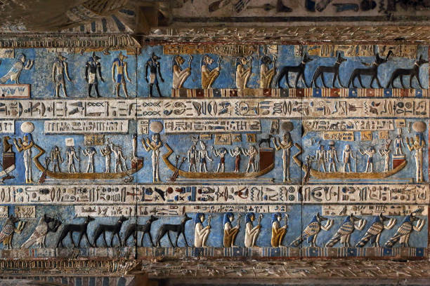 istock Hieroglyphic carvings in ancient egyptian temple 981507488