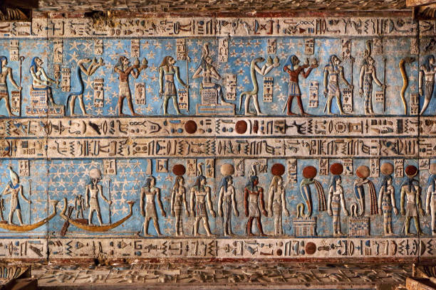istock Hieroglyphic carvings in ancient egyptian temple 981507518