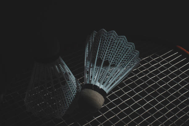 istock Close-Up Of Shuttlecock On Racket 981511736
