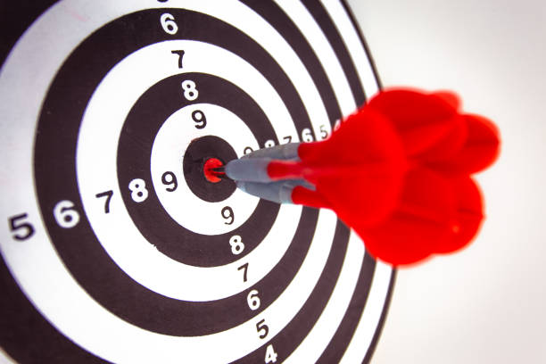 istock The bull's eye hit 981516290