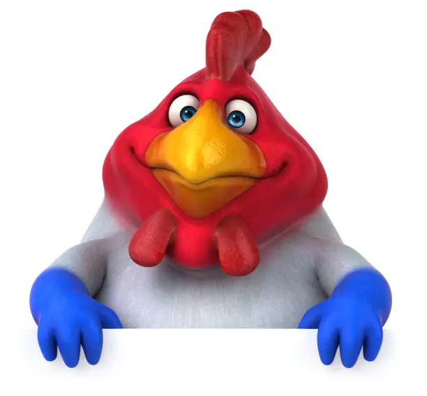 French chick - 3D Illustration