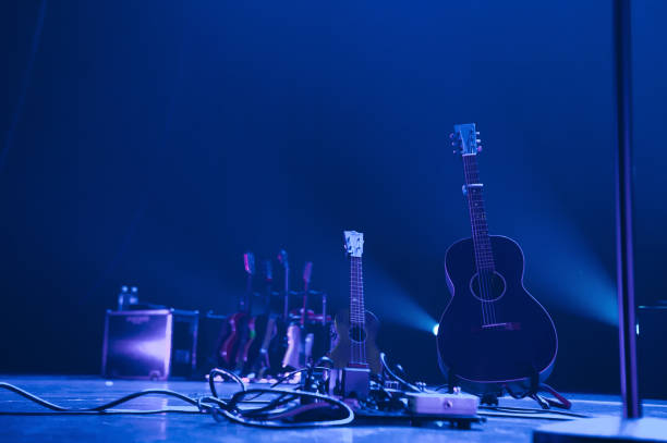 istock ukulele and acoustic guitar on stage 981528072