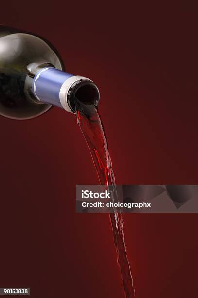 Pouring A Glass Of Merlot Wine Stock Photo - Download Image Now - Alcohol - Drink, Bottle, Cabernet Sauvignon Grape