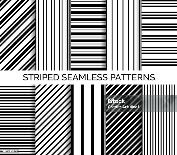 Seamless Stripe Patterns Stock Illustration - Download Image Now -  Pinstripe, Pattern, Sparse - iStock