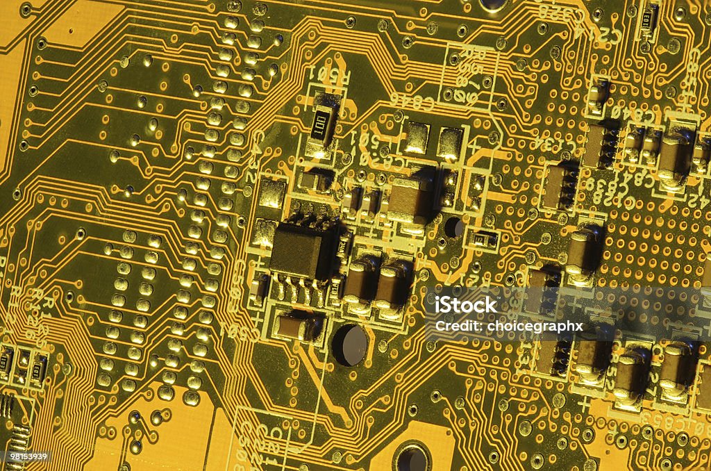 Gold Elektronika komputerowa - Zbiór zdjęć royalty-free (Bez ludzi)