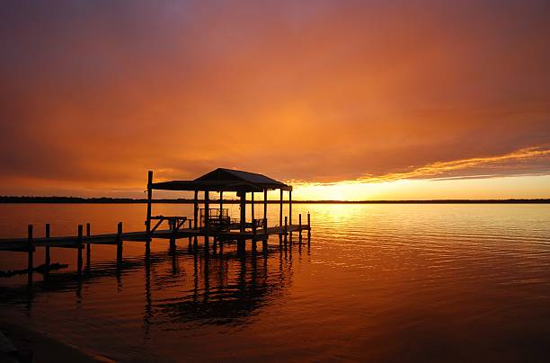 istock Sunset at the Fishing Pier 98154262