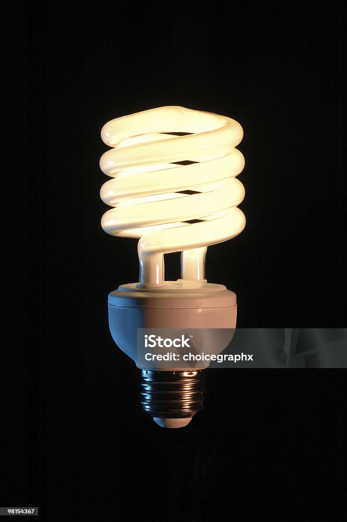 에너지 효율적인 형광등 전구 - 로열티 프리 0명 스톡 사진