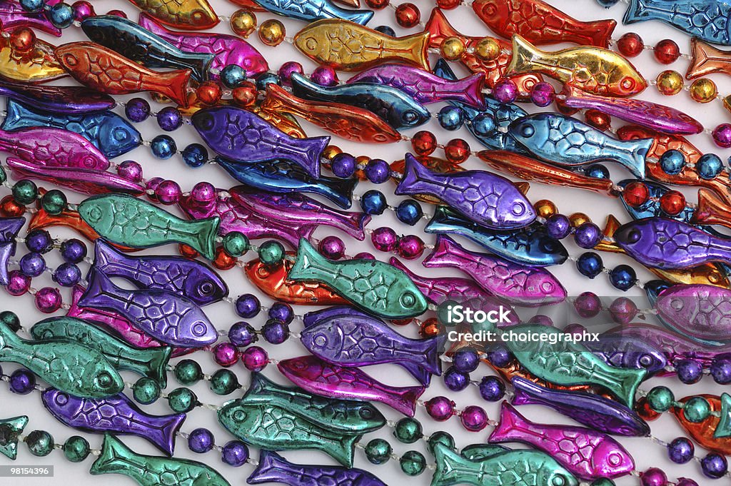 Mardi Gras Beads - 로열티 프리 0명 스톡 사진