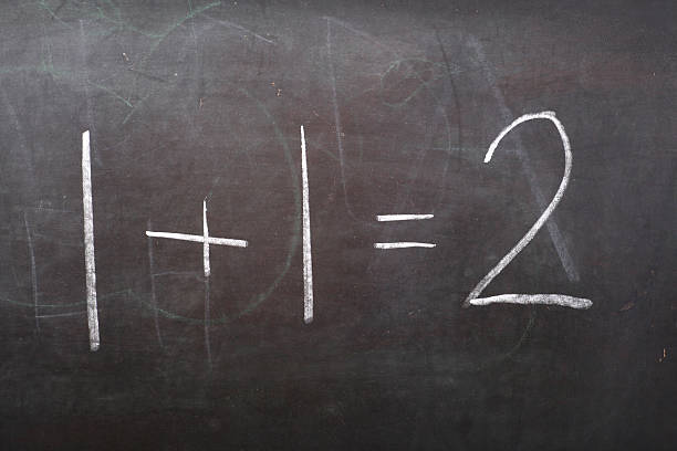 istock A blackboard showing a simple mathematical sum in chalk 98154441