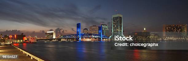 Jacksonville Florida Cidade Panorâmicas - Fotografias de stock e mais imagens de Florida - EUA - Florida - EUA, Jacksonville - Florida, Horizonte Urbano