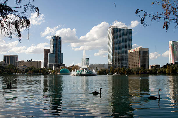 istock Orlando Florida Downtown from Lake Eola 98154597