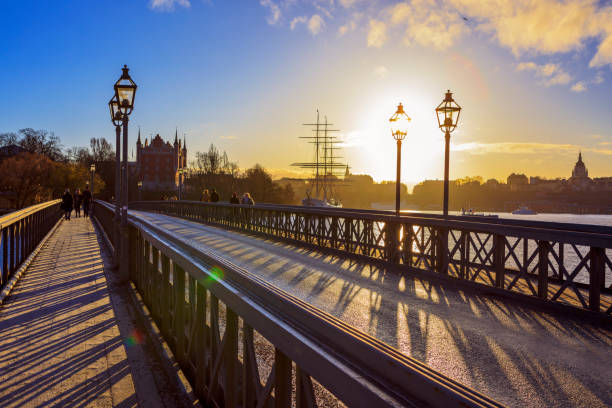 istock Skeppsholmen bridge in Stockholm, Sweden 981580698