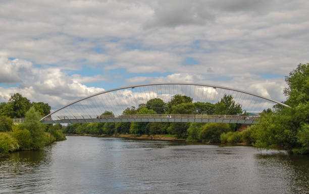 istock Modern Millennium Bridge over the Ouse, York, England 981586228