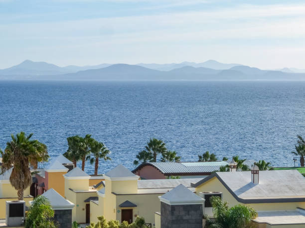 istock Looking Over Lanzarote Rooftops to the Ocean and Beyond 981588076