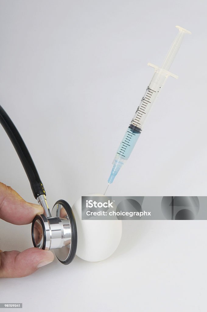 Flu Vaccination  Animal Testing Stock Photo