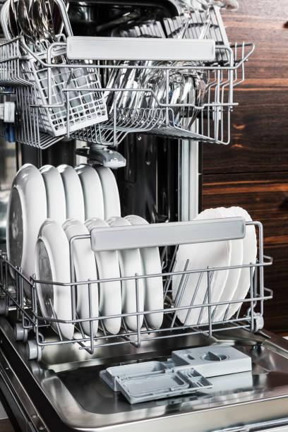 istock plates and different dishes in the dishwasher 981595552