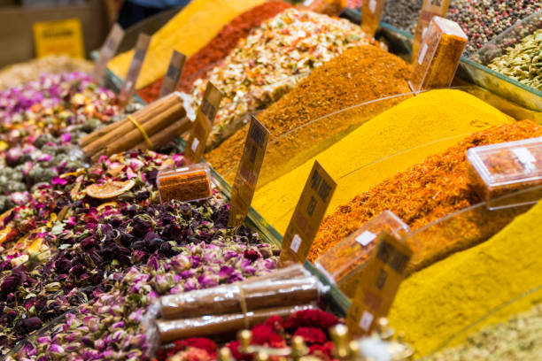 istock Colourful Spices in grand bazaar istanbul 981599488