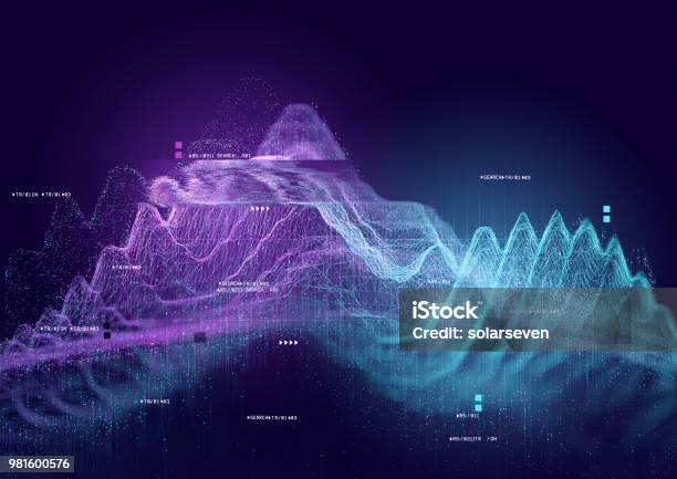 Visualization Of Data Information Stock Photo - Download Image Now - Abstract, Data, Complexity