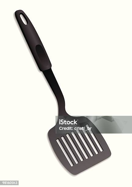 Spatula Stock Illustration - Download Image Now - Accessibility, Black Color, Color Image