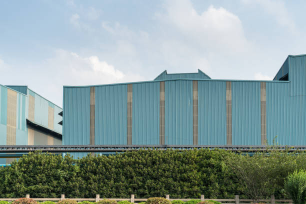 istock Factory buildings, pipes and industrial structures 981641816