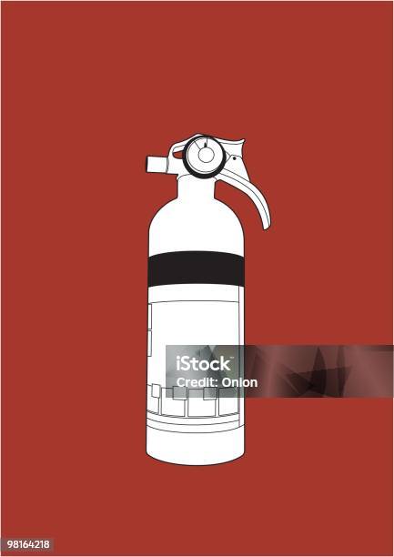 Vetores de Extintor De Incêndio Ilustração e mais imagens de Calor - Calor, Design, Equipamento