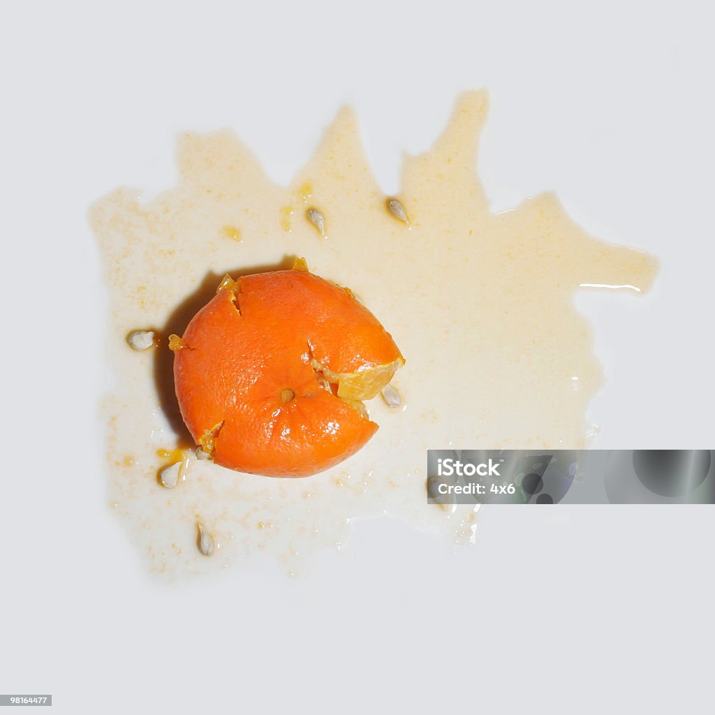 Squashed alimentos-naranja - Foto de stock de Naranja - Fruta cítrica libre de derechos