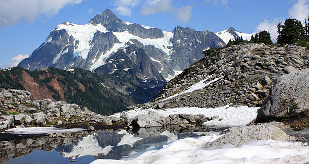 istock Snowy Vista near Mount Baker's Summ 98164984