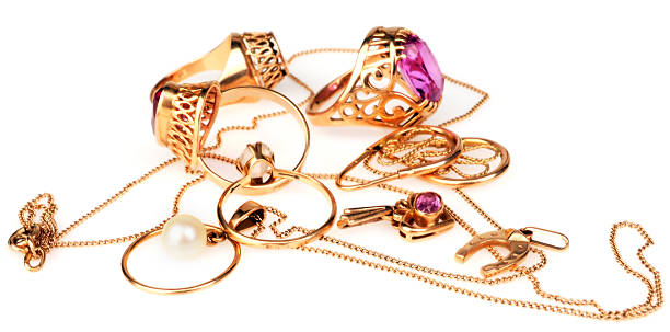 istock Golden jewelry 98165234