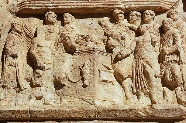 istock Roman Sacrifice frieze 98167651