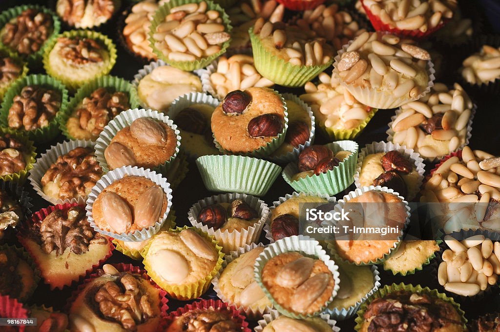 Cozinha italiana tradicional doces - Foto de stock de Biscoito royalty-free