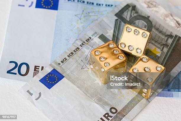 Dice Gambling Stock Photo - Download Image Now - Color Image, Currency, Dice