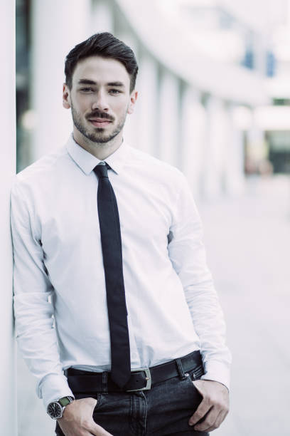 istock Confident executive in shirt and tie outdoors 981679186