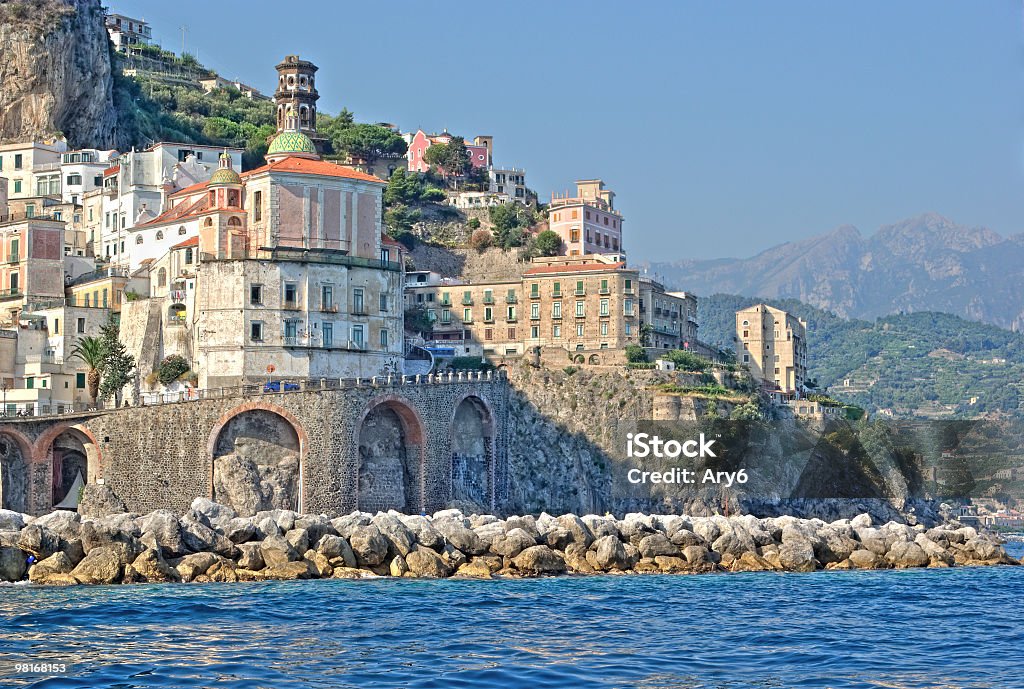 Atrani (costiera amalfitana, Italia - Foto stock royalty-free di Salerno