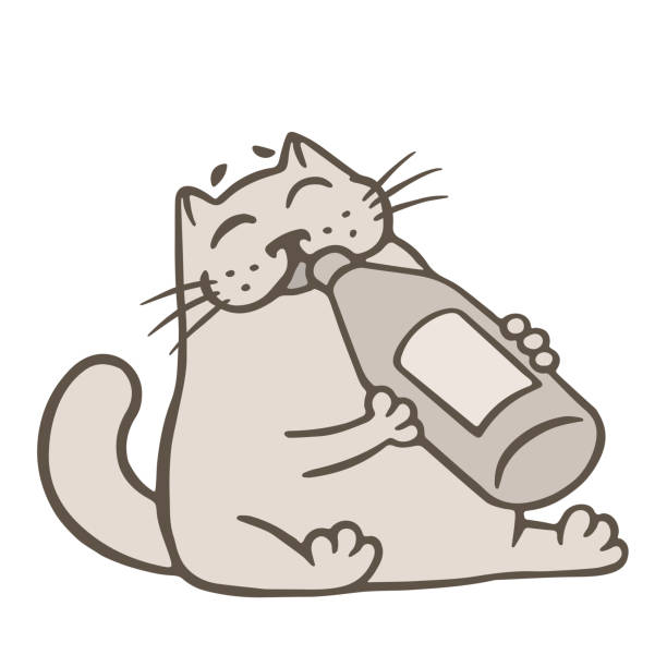 130+ Drawing Of Fat Grey Cat Illustrations, Royalty-Free Vector Graphics &  Clip Art - Istock