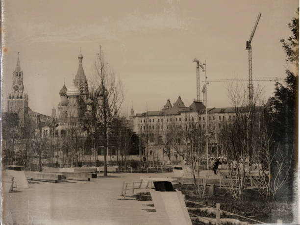 istock the Kremlin , the black-and-white photo 981712014