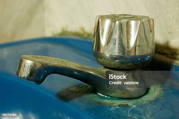 Dirty Water Dispenser 1 Stock Photo - Download Image Now - Abstract, Attached, Blue