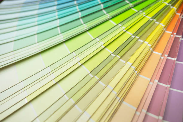 istock multicolor tone , color palette sample ,closeup color guide ,pastel color 981740412
