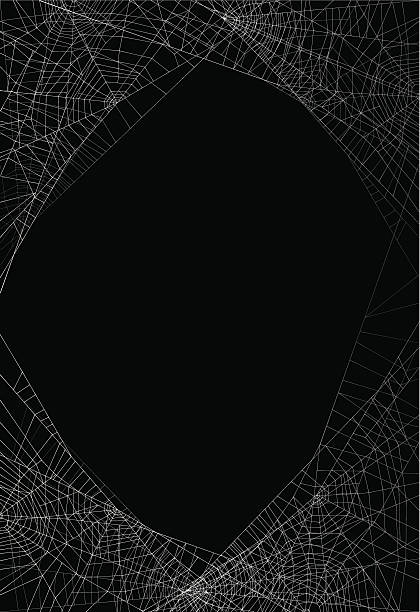 Darkness  spider web stock illustrations