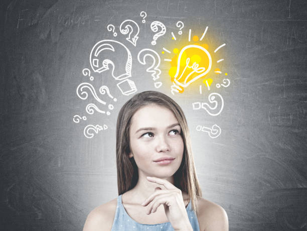 istock Young pensive woman, answer 981747446