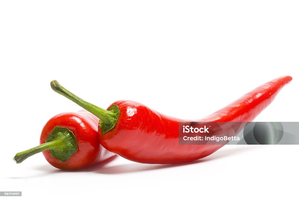 Red hot chili peppers - Foto de stock de Alimento libre de derechos