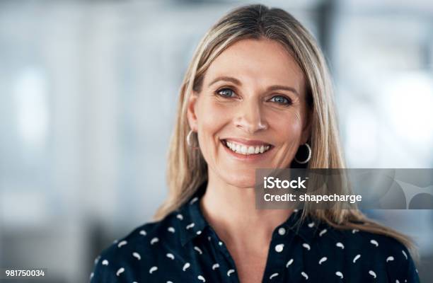 Run Your Company With Confidence Stock Photo - Download Image Now - Women, One Woman Only, Portrait