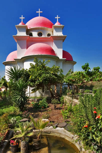 istock Small pool in church to a garden. 981753204