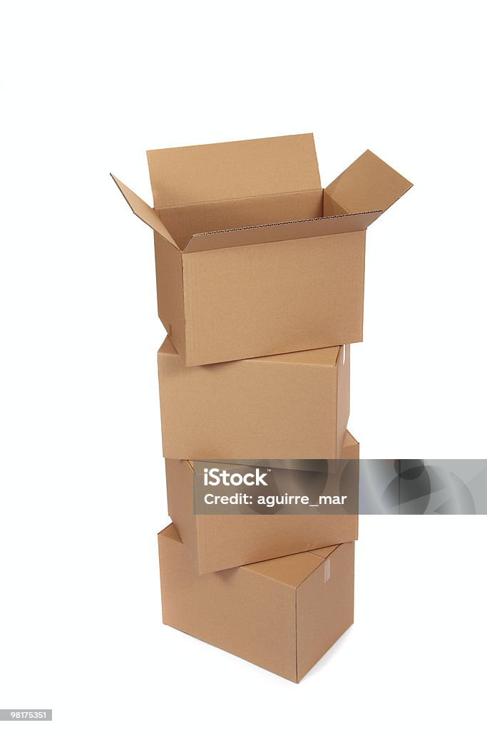 Cardboard Box  Blank Stock Photo