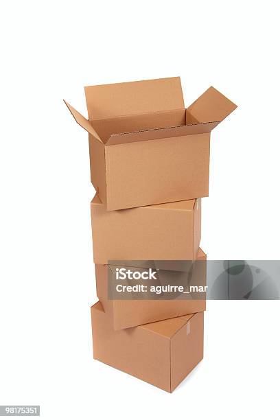 Cardboard Box Stock Photo - Download Image Now - Blank, Box - Container, Brown