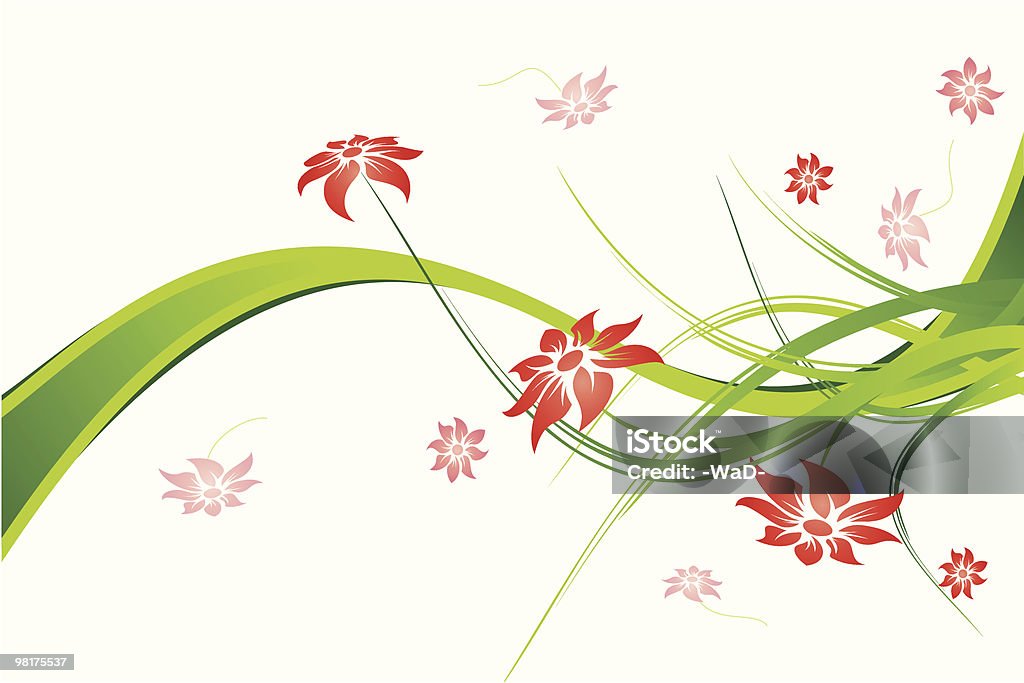 Floral background  Abstract stock vector