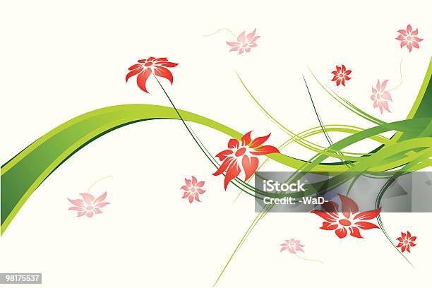 Floral Background Stock Illustration - Download Image Now - Abstract, Backgrounds, Color Image